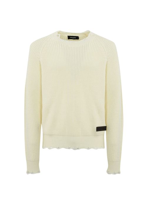 Maglione in lana effetto vissuto DSQUARED2 | S74HA1446 D13040101